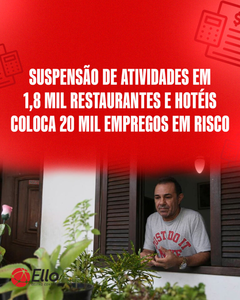 Site Suspensão De Atividades Em 1 8 Mil Restaurantes E Hotéis Coloca 20 Mil Empregos Em Risco - Ello Gestão Contábil