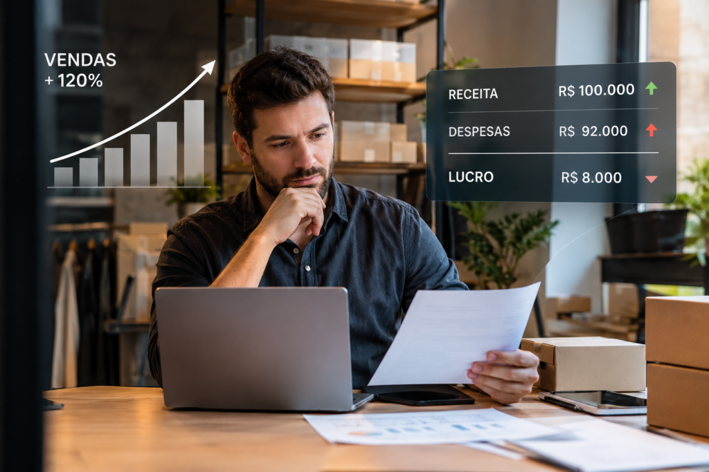 Sua empresa está crescendo, mas o lucro não? Veja onde pode estar o problema