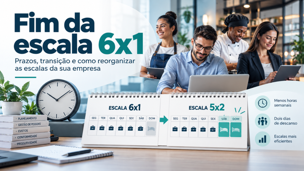 Fim da escala 6×1: veja os prazos e como sua empresa deve se preparar para a nova jornada de trabalho